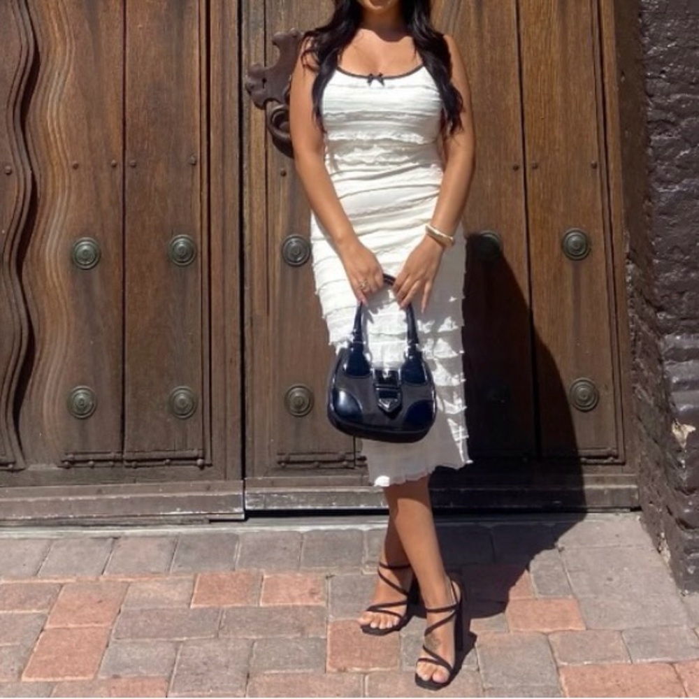 Cream maxi dress